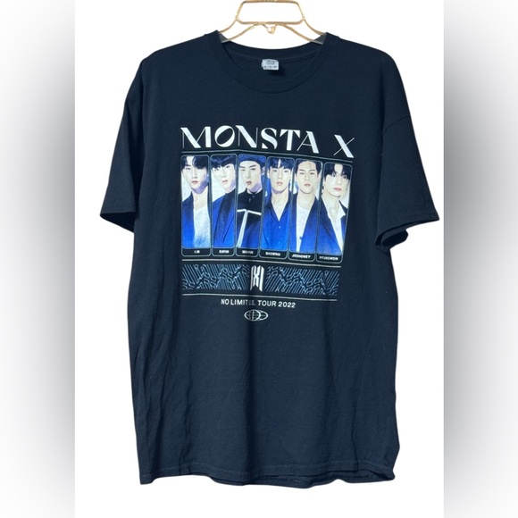 Monsta X No Limit US Tour 2022 Adult Tshirt XL - Picture 1 of 4